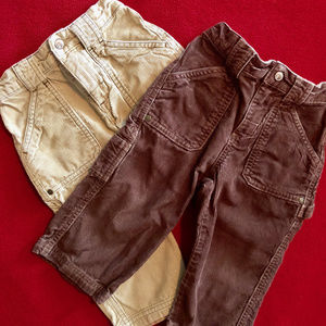 Lot of two Gymboree corduroy pants